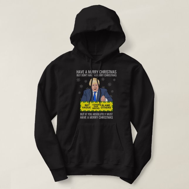 Anti Pm Johnson Konservative Tory Political Boris Hoodie (Design vorne)
