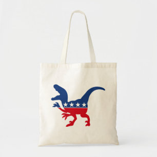 Anti-Politics Patriotic T-Rex Tragetasche