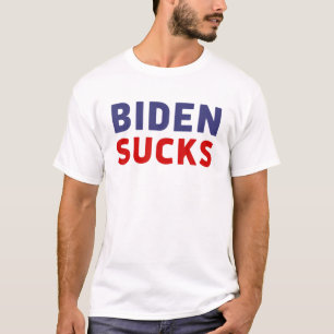 Anti-Präsident Joe Biden Idiot Funny politisch T-Shirt