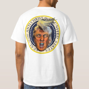 Anti-Präsident Trump-Siegel des Antichristen T-Shirt