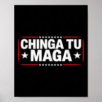Anti-Protest Bekleidung Chinga Tu Erklärung