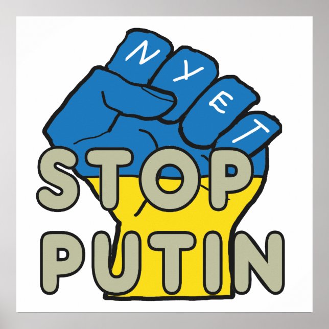 Anti-Putin Poster (Vorne)