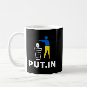 Anti-Putin-Put.in Support Ukraine.pnng Kaffeetasse