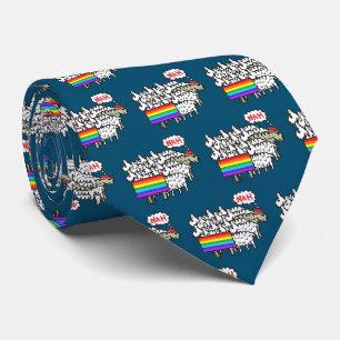 Anti Rainbow Sheep Krawatte