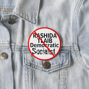 Anti-Rashida Tlaib Demokraten Button