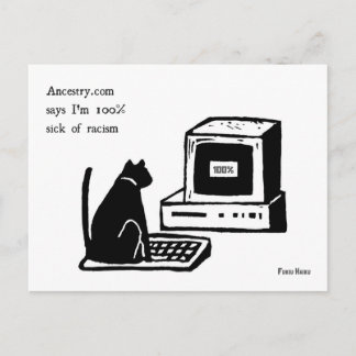 Anti-Rassismus Haiku Postkarte