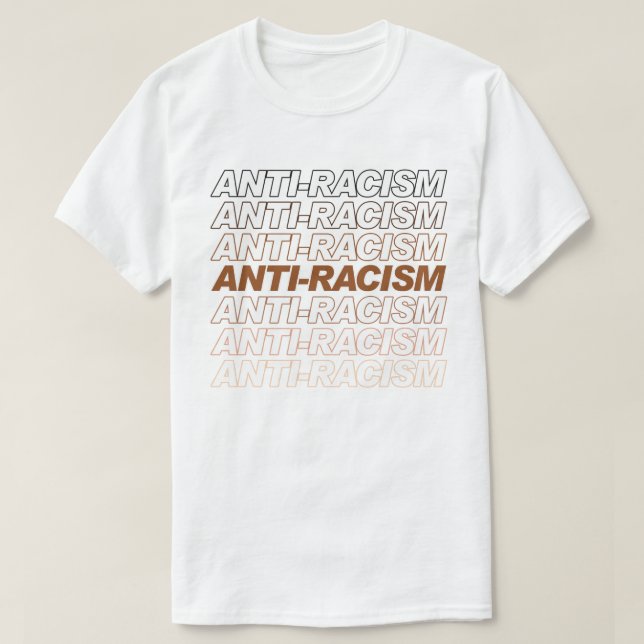 Anti-Rassismus Muster T-Shirt (Design vorne)