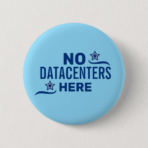 Anti-Rechenzentrum Politisch Button