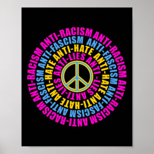Anti-republikanische Peace Liebe Abstimmung Blue K Poster