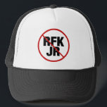 Anti RFK Jr. Abstimmung gegen Robert F. Kennedy Truckerkappe<br><div class="desc">Die Demokraten vereinen sich gegen RFK Jr. Dieser politische Kandidat für die Präsidentschaftswahl 2024 demonstriert nicht die Werte des demokratischen Party. Ein roter Schlag durch und ein Kreis um den Namen von Robert F. Kennedy Jr auf einem politischen Hut.</div>