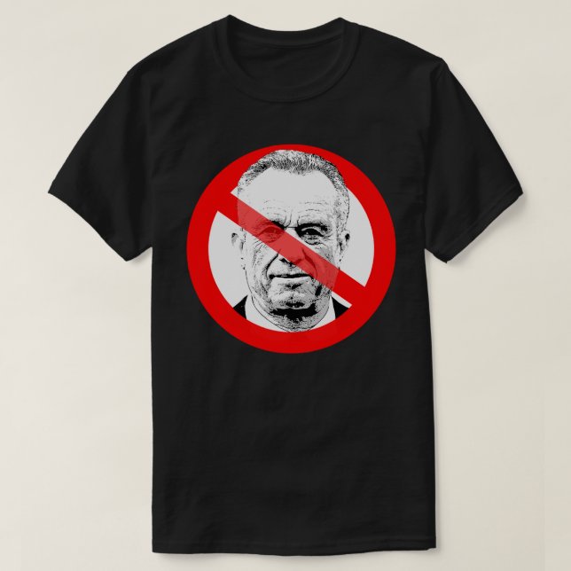 Anti RFK Jr. verdrängte Gesicht T-Shirt (Design vorne)