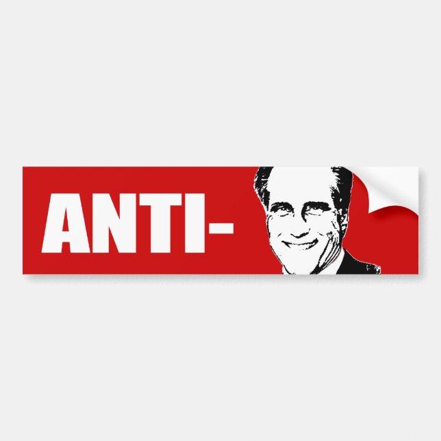 ANTI-ROMNEY AUTOAUFKLEBER (Vorne)