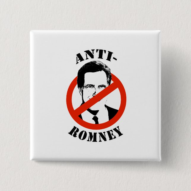 ANTI-ROMNEY - BUTTON (Vorderseite)