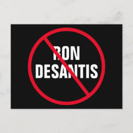 Anti Ron DeSantis Politisch Postkarte