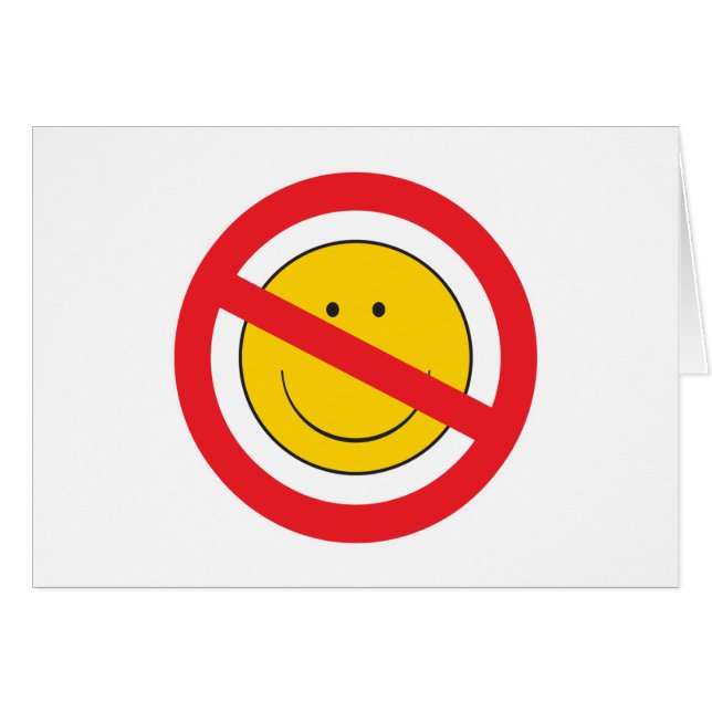 Anti-Smiley-Gesicht (Vorderseite (Horizontal))