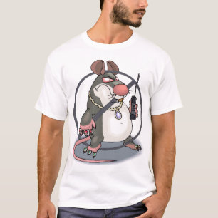 Anti-Snitch kein Ratten-Basketball-Behälter T-Shirt