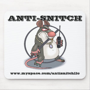 Anti-Snitch keine Ratten Mousepad