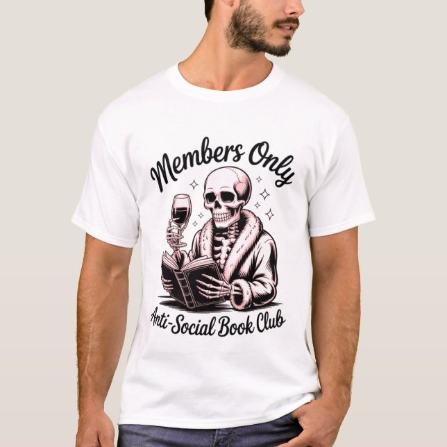 Anti-Social Book Club T-Shirt (Vorderseite)