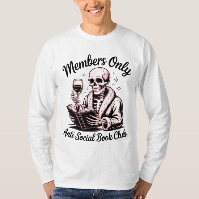 Anti-Social Book Club T-Shirt (Vorderseite)