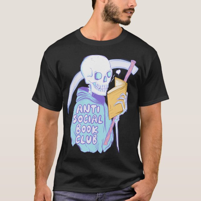 Anti-Social-Book-Club T-Shirt (Vorderseite)
