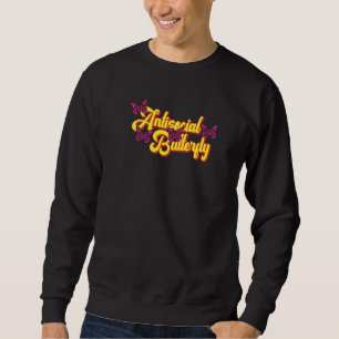 Anti Social Club ANTI SOZIALER SCHMETTERLING Intr Sweatshirt
