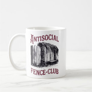 Anti-Social-Fazit-Club - Funny Sarcastic Design Kaffeetasse
