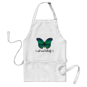 Anti-Social Green Butterfly Schürze