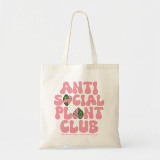Anti Social Pflanze Club - Canvas Bag House Pflanz Tragetasche