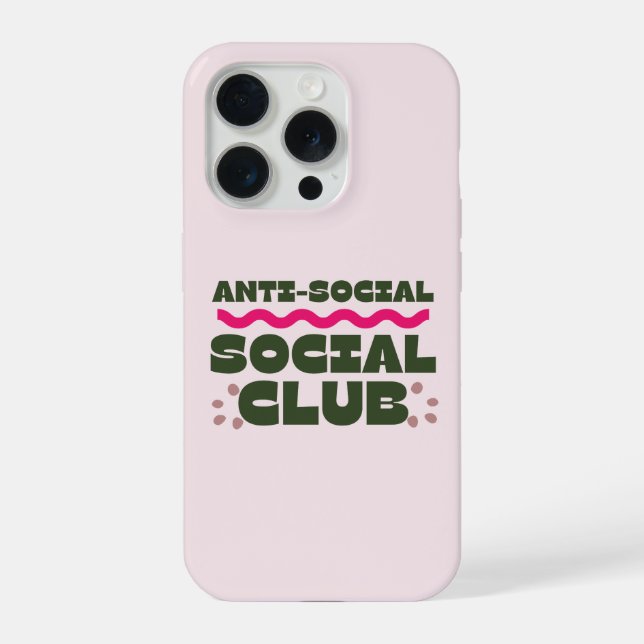 Anti-Social Social Club Iphone Case Hülle (Rückseite)