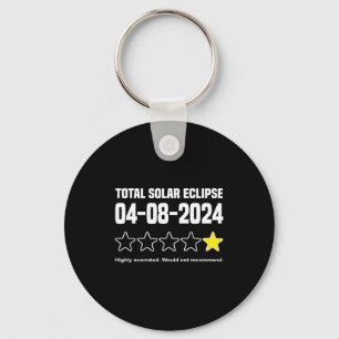 Anti-Sonnenfinsternis-Shirt Lustig 2024 Totale Son Schlüsselanhänger