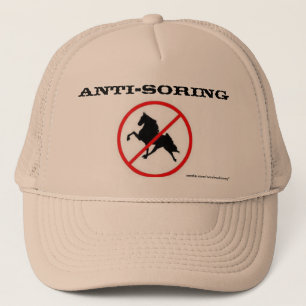 Anti-Soring-Hut mit Ban-Symbol Truckerkappe