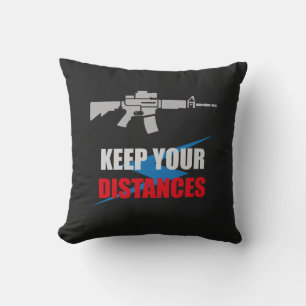 Anti-Sozial-Gewehr-Humor Kissen