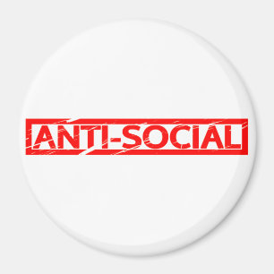Anti-soziale Briefmarke Magnet