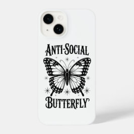 Anti-Sozialer Schmetterling-Spende iPhone 14 Hülle