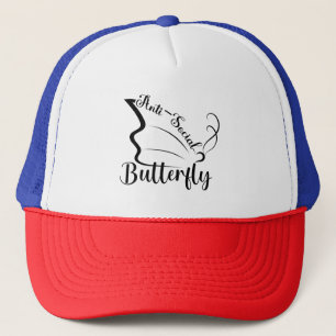 Anti-Sozialer Schmetterling Truckerkappe