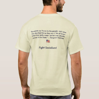Anti-Sozialismus Margaret Thatcher T-Shirt
