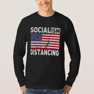 Anti-Sozialismus Politisches Meme Sozialismus Unte T-Shirt
