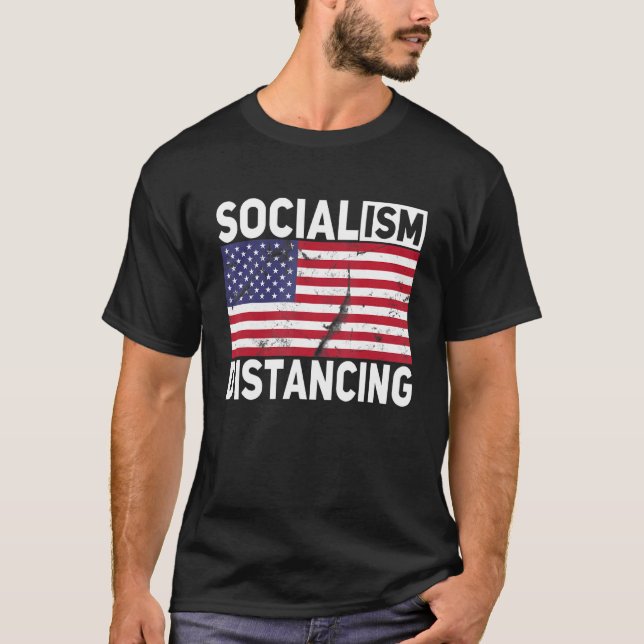 Anti-Sozialismus Politisches Meme Sozialismus Unte T-Shirt (Vorderseite)