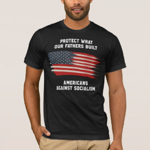 Anti-Sozialismus USA 4. Juli Kapitalismus Freiheit T-Shirt