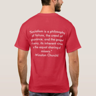 Anti-sozialistischer T - Shirt