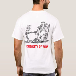 Anti-Steuer-Politische Karikatur Lustiges T-Shirt
