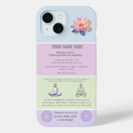 ANTI-Stress loto FLOWER YOGA CHAKRA PEACE Case-Mate iPhone Hülle