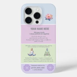 ANTI-Stress loto FLOWER YOGA CHAKRA PEACE Case-Mate iPhone Hülle