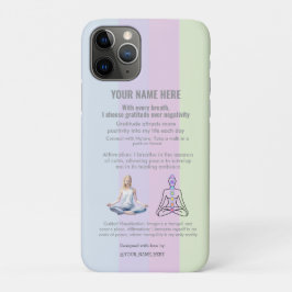 ANTI-Stress YOGA CHAKRA PEACE  I choose gratitude Case-Mate iPhone Hülle