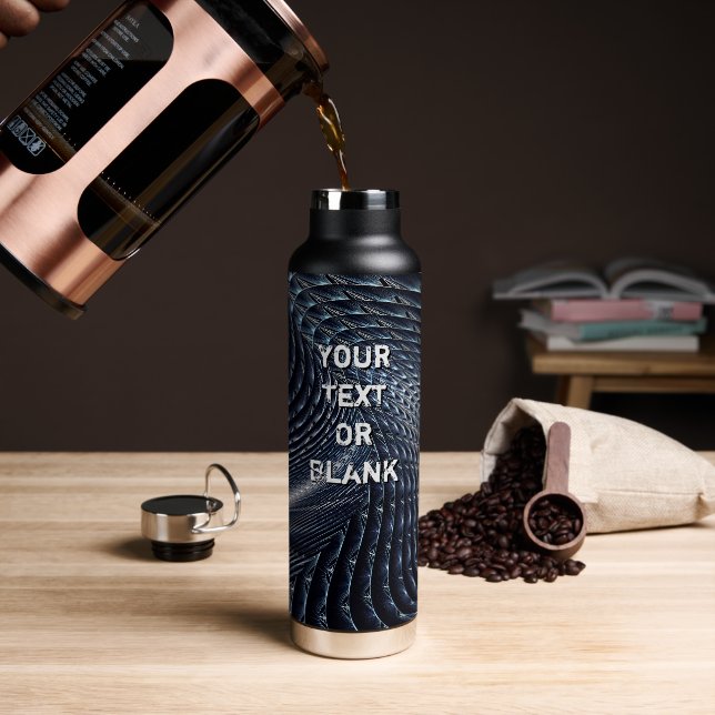 Anti-Surveillance Camouflage #1 Trinkflasche (Kaffee (gedreht))