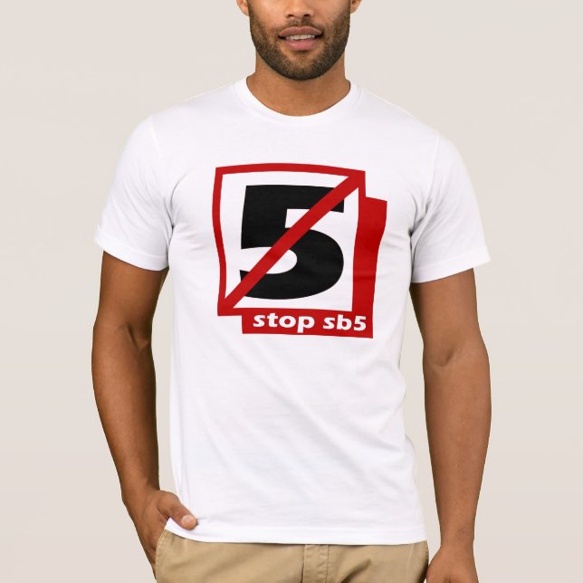 Anti-T-Shirt Logo des SB 5 T-Shirt (Vorderseite)