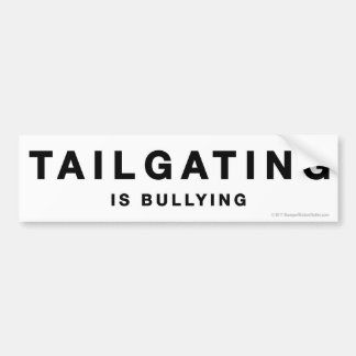 Anti-Tailgatingaufkleber Autoaufkleber