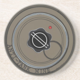Anti-Tank-Mine Getränkeuntersetzer