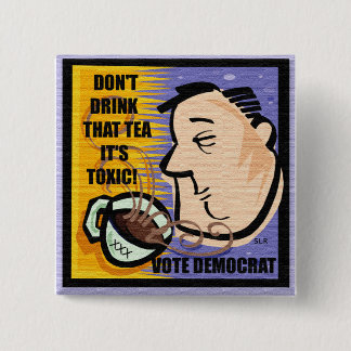 ANTI-TEA PARTY-KNOPF BUTTON