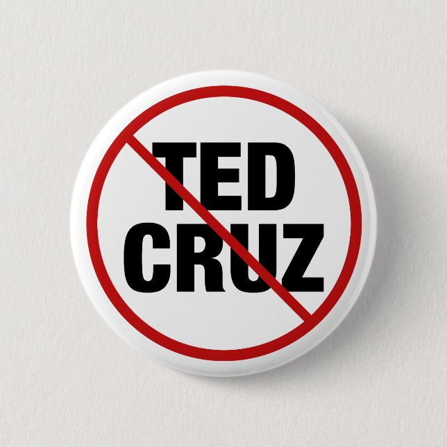 Anti Ted Cruz Political Button (Vorderseite)